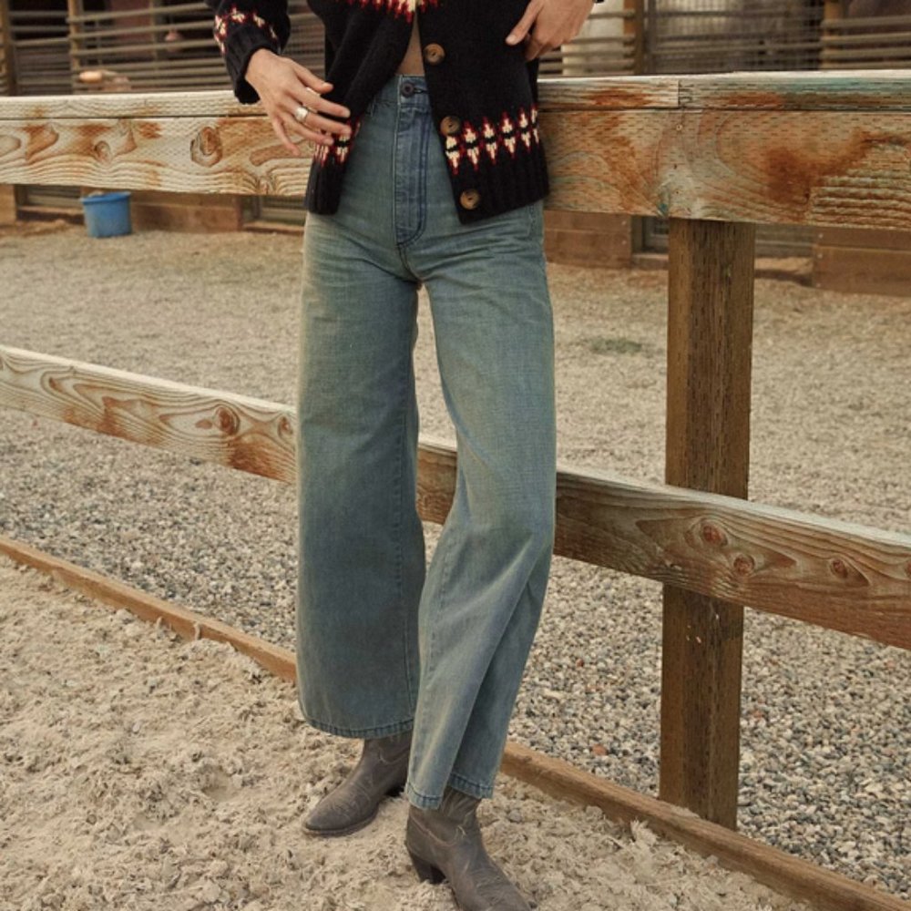 Doen Mercer Jean Wide Leg High Rise 34